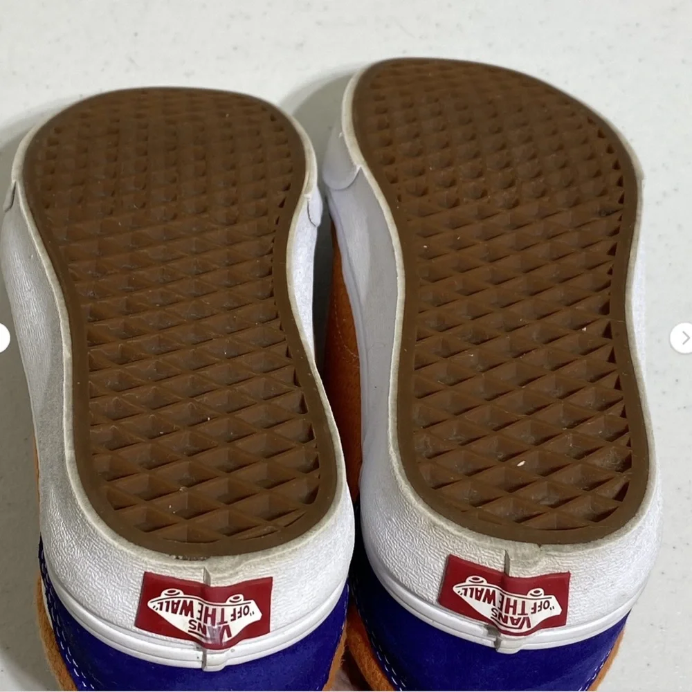 Vans Old Skool Low Top Sneakers Leather Suede Canvas Men’s Sz 6.5 Womens Sz 8 - Picture 8 of 8